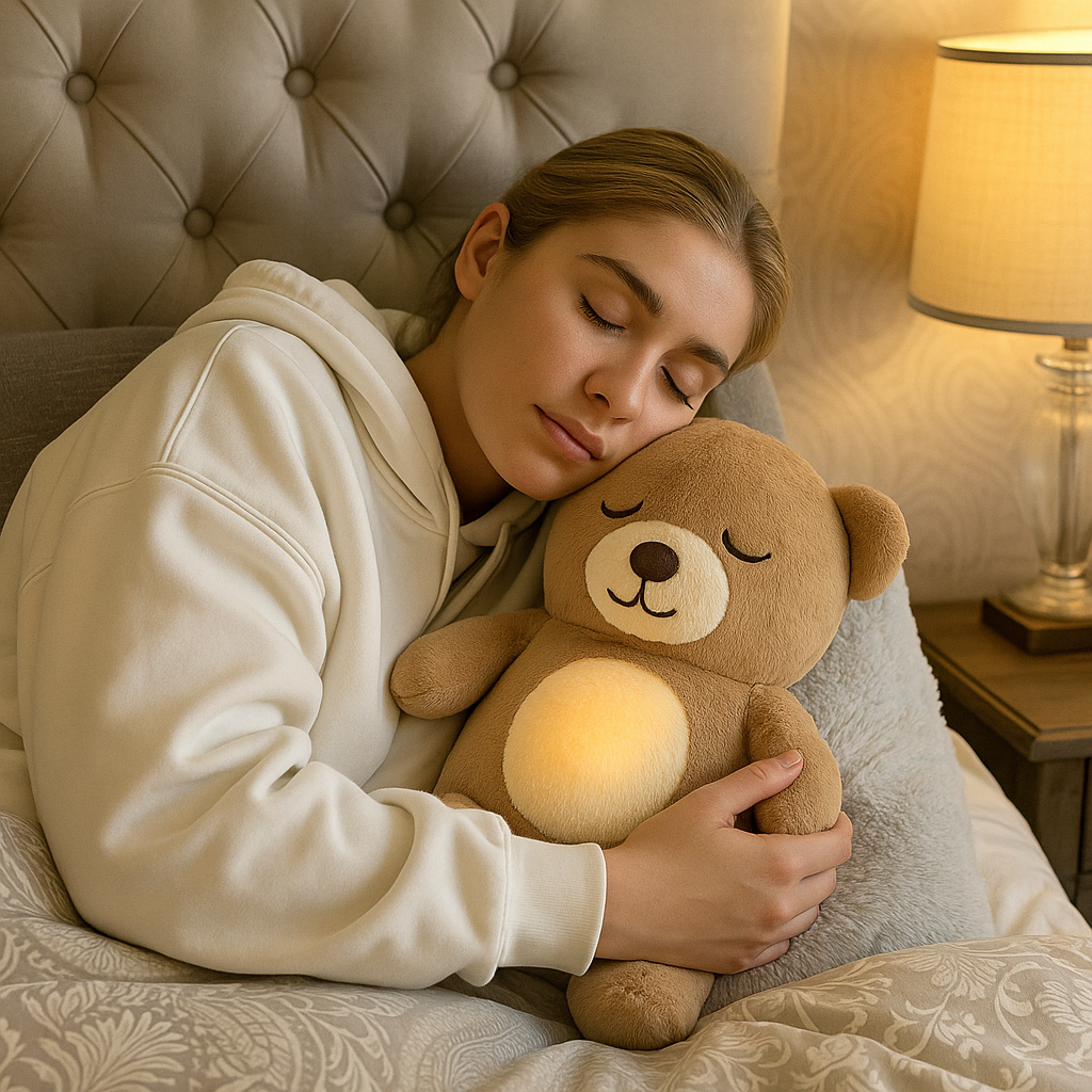 Breathing Teddy Soft Toys