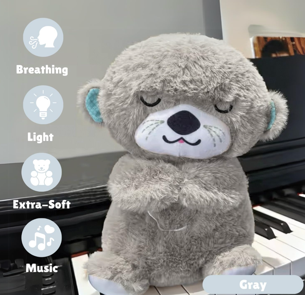 Breathing Teddy Soft Toys